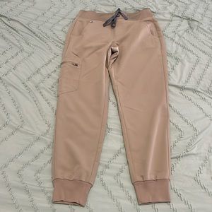 FIGS Zamora jogger scrub pants in size XS petite color Khaki